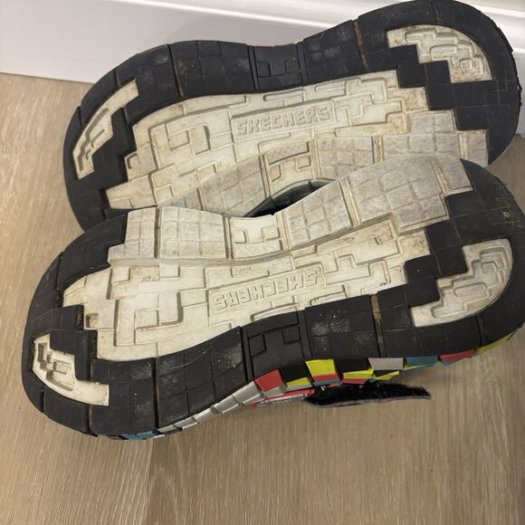 Skechers Mega-Craft 3 Pixel Youth Sneakers Boy's Size 1 Minecraft Style Black - Picture 8 of 11